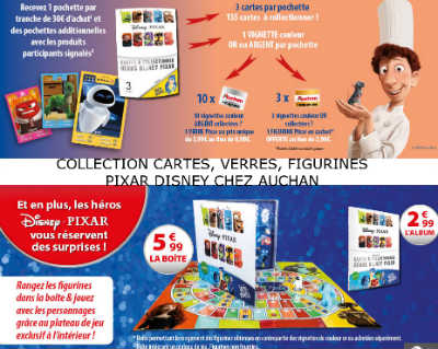 Pics Photos  Auchan Disney Pixar Cartes Et Figurines Marseille Ayant Fini Cette