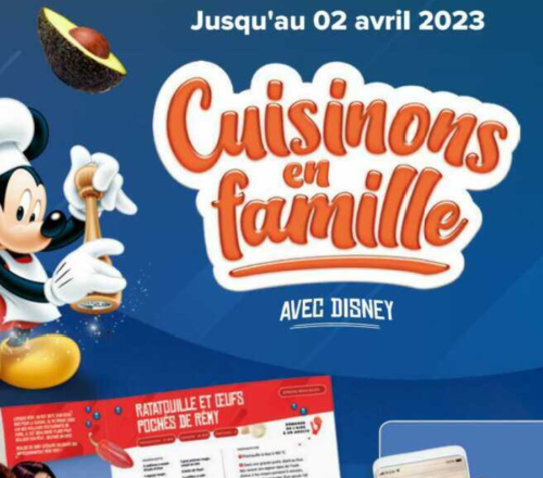Carrefour cartes Disney à collectionner
