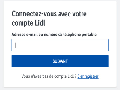 Comment se connecter au site lidl 