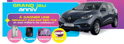 Grand jeu anniversaire Conforama avec code 2021