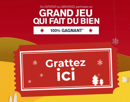 Etape de grattage en ligne www.laposte.fr/legrandjeu