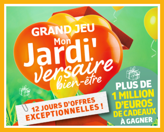 www.jardiland.com - Grand jeu anniversaire Jardiland