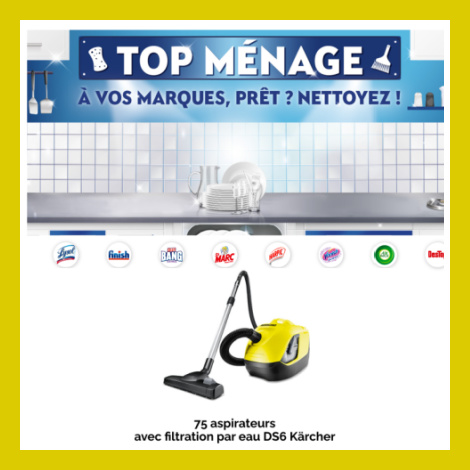 Grand jeu Top Ménage - Top-Menage.fr