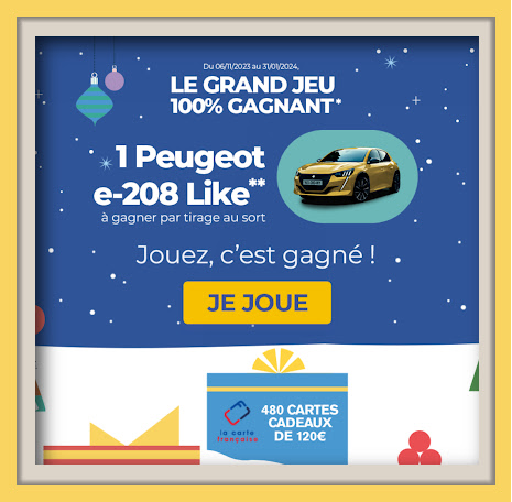 Jeu de grattage La Poste 100% gagnant