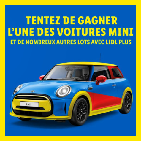 Jeu concours Lidl Plus voiture  gagner