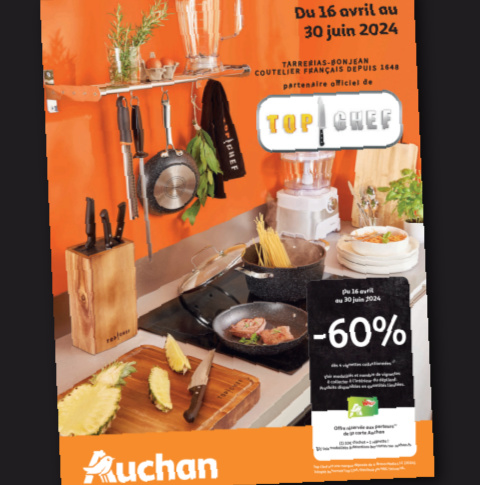 Auchan vignettes ustensiles Top Chef 2024