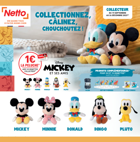 Netto vignette Disney peluche 1