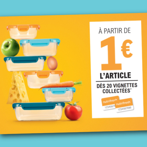 Collecteur vignettes Nutrifresh Leclerc 2023