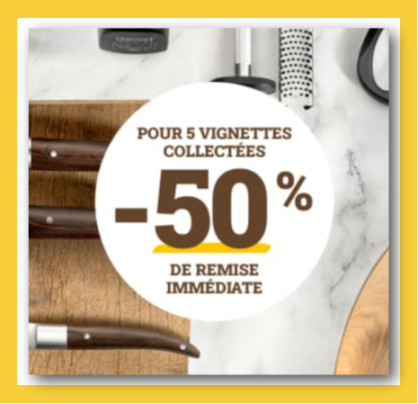 Collecteur vignettes Laguiole Heritage Super U 2023 2024