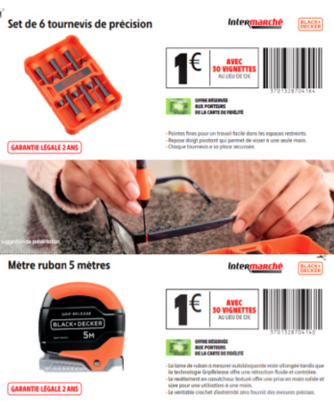 Produits de la slection vignettes Black + Decker chez Intermarch