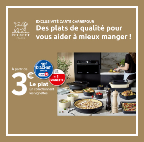 Carrefour vignettes Peugeot plats  3