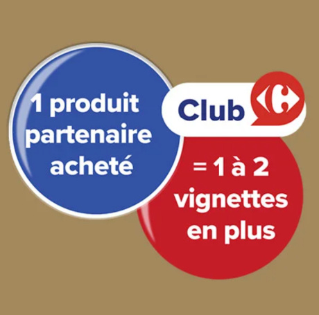 Offre vignettes supplmenatires Peugeot carte Club Carrefour
