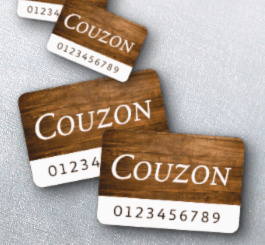 Vignettes Couzon à coller sur le collecteur Auchan
