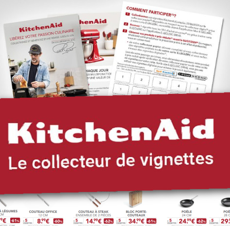 Collecteur vignettes KitchenAid Leclerc 2024
